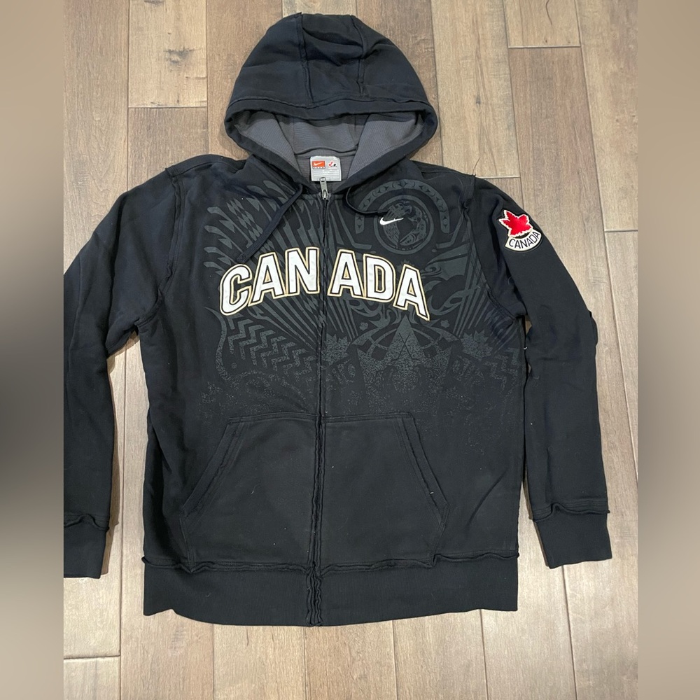 Team Canada Nike hockey sweater zip up